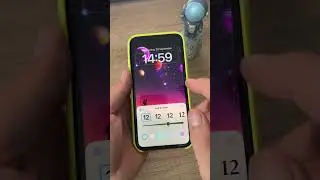 How to change the font and size of the clock on iPhone / Visual design of the clock #Useful features