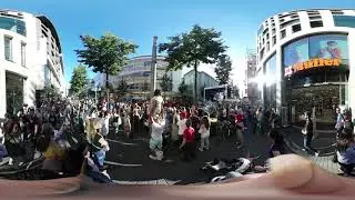 Concert on street 360 VR Video HD 4k