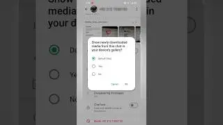 Whatsapp photos hide in gallary setting