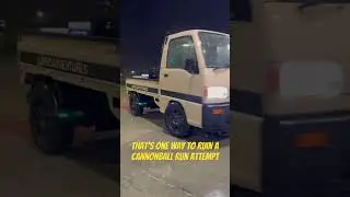 🌧️ fail… #cannonballrun #keitruck #minitruck #kei #roadtrip #adventure #subarusambar #hondaacty