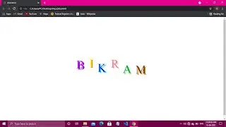 CSS Bouncing Text Animation | Animated Text using HTML & CSS