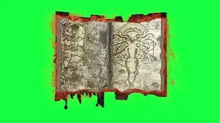 Darkhold Animation Front Green Screen Logo Loop Chroma Animation