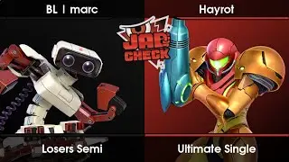 Jab Ckeck #23 Losers Semi - BL | marc (R.O.B.) Vs. Hayrot (Samus) SSBU Ultimate Tournament