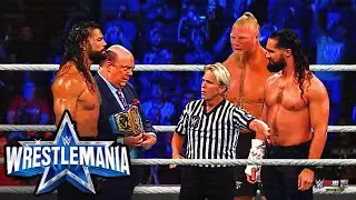 FULL MATCH - Roman Reigns vs. Brock Lesnar vs. Seth Rollins - Universal Title Match: WrestleMania 38