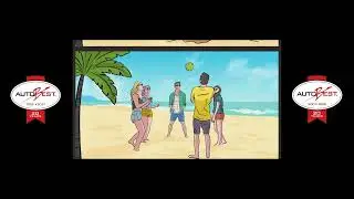INTRO - Mr. B and Miss A | AUTOBEST GALA 2021 | 2D Animation
