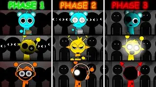 Phase 1 VS Phase 2 VS Phase 3 in Sprunki Corruptbox But Sprunki!