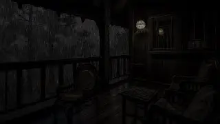 Rain fell on the balcony all night - Stop and listen to the rain for just 3 minutes and sleep well