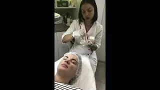 Атравматическая чистка лица с уходом. Atraumatic facial cleansing with care.