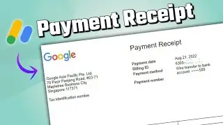 Google AdSense Payment Receipt