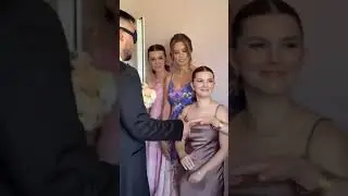 Жених нашел невесту с закрытыми глазами 