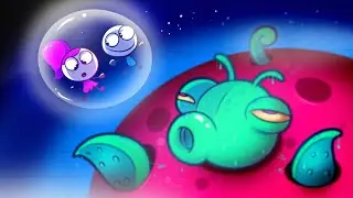 "UFO...UH-OH!" Alien ABDUCTION! | Pencilmation Cartoons!