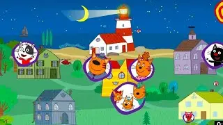 Обучающая игра для детей Три кота Сказки на ночь