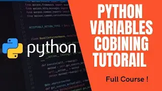 Python Variables- Python Output Variables | String And Integer Variable | Unpacking | Combining | #7