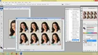 Create Photoshop Action to Arrange 8 Passport Size Photos in Single Maxi