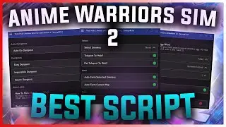 [NEW] ANIME WARRIORS SIM 2 SCRIPT | AUTOFARM, AUTOHATCH, AUTOBOSS, RAID AND MORE! | PASTEBIN 2023 |