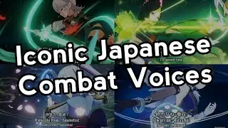 Genshin 5 Star Iconic Japanese Combat Voicelines