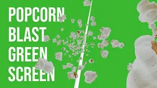 Popcorn Coming Through Green Screen Background | HD | FREE DOWNLOAD