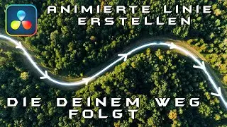 Travel Map animation / Reiserouten erstellen - DAVINCI RESOLVE - Tutorial Deutsch