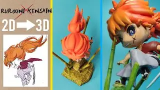 kenshin 2D a 3D || Rurouni Kenshin || 3D Print