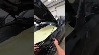 RPfilms Forged Gloss PPF install going down on this Mercedes C300!🙌 #ppf #paintprotectionfilm
