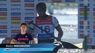 Marko Mirgorodsky, Slovakia, Canoe Slalom Heats / 2024 ICF Canoe Slalom World Cup Prague Czechia