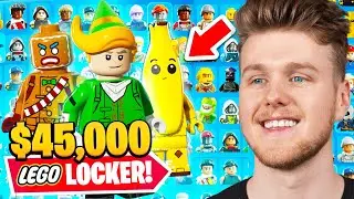 REVEALING MY $45,000 LEGO FORTNITE LOCKER