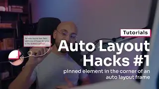 Figma Tutorial - Auto Layout Text Field Component with a Pinned Corner