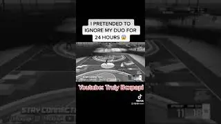i PRETENDED to ignore my TOXIC DUO for 24 hours! she RAGED😭....(NBA 2K21)