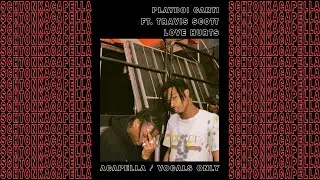 Playboi Carti ft. Travis Scott  ~ Love Hurts (Acapella/Vocals only) 141 BPM