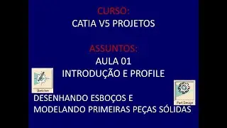 CATIA V5 Aula 1 Introdução Sketcher Profile