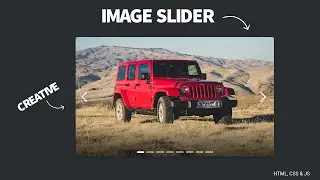 Creative Image Slider  Using HTML, CSS & Javascript | SwiperJS Tutorial