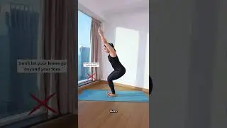 How to do Chair Pose Correctly | Utkatasana Tips & common mistakes #chairpose #yogaforstrength