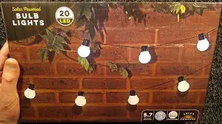 Poundland's solar bulb lights are worth having