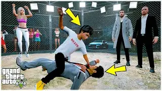 ATEŞ EN BÜYÜK PATRON TAKEMURA'YLA KAFES DÖVÜŞÜ YAPIYOR! - GTA 5