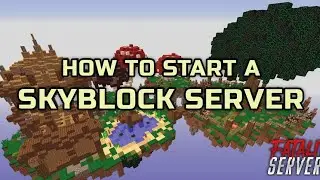 How To Make Minecraft Skyblock Server For Free!