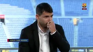 Sergio Aguero на прощальной пресс-конференции