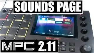 Akai MPC 2.11 Update - Sounds Page Overview