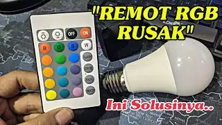 Mengatasi Remot Lampu RGB yang rusak bisa di ganti dengan hp android