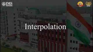 Interpolation (Newton’s Divided Difference Method)