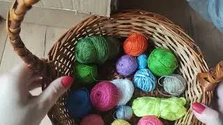 Рандомное вязание.Все мои вязальные процессы