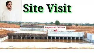 Civil Site Knowledge ||Site Visit || Depressed Structure Full Video || #civilengineering