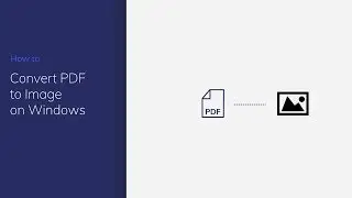 Convert PDF to Image on Windows with PDFelement