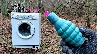 🔥BIG FIRECRACKERS vs WASHING MACHINE🔴