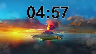 15 Minute Timer - Volcano Paradise Theme