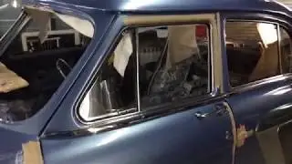 Реставрация салона ГАЗ-21,натяжка потолка(Волга третей серии1967г.)