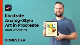 Analog-Style Digital Illustration with Procreate - Course by Brad Woodard | Domestika English