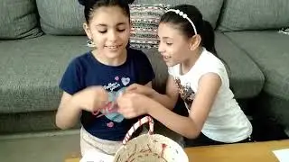 تحدي التلوين بثلاث الوان مع عائشة و آمنة 😍😍😍😍
