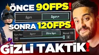120 FPS OLMAYAN CİHAZIMDA 120 FPS AYARINI AÇTIK! BU TAKTİK İNANILMAZ! PUBG Mobile