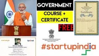 Government of India free Certificate online courses 💥🔥🏅