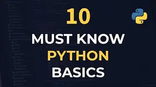 10 Python Basics You Should Know!